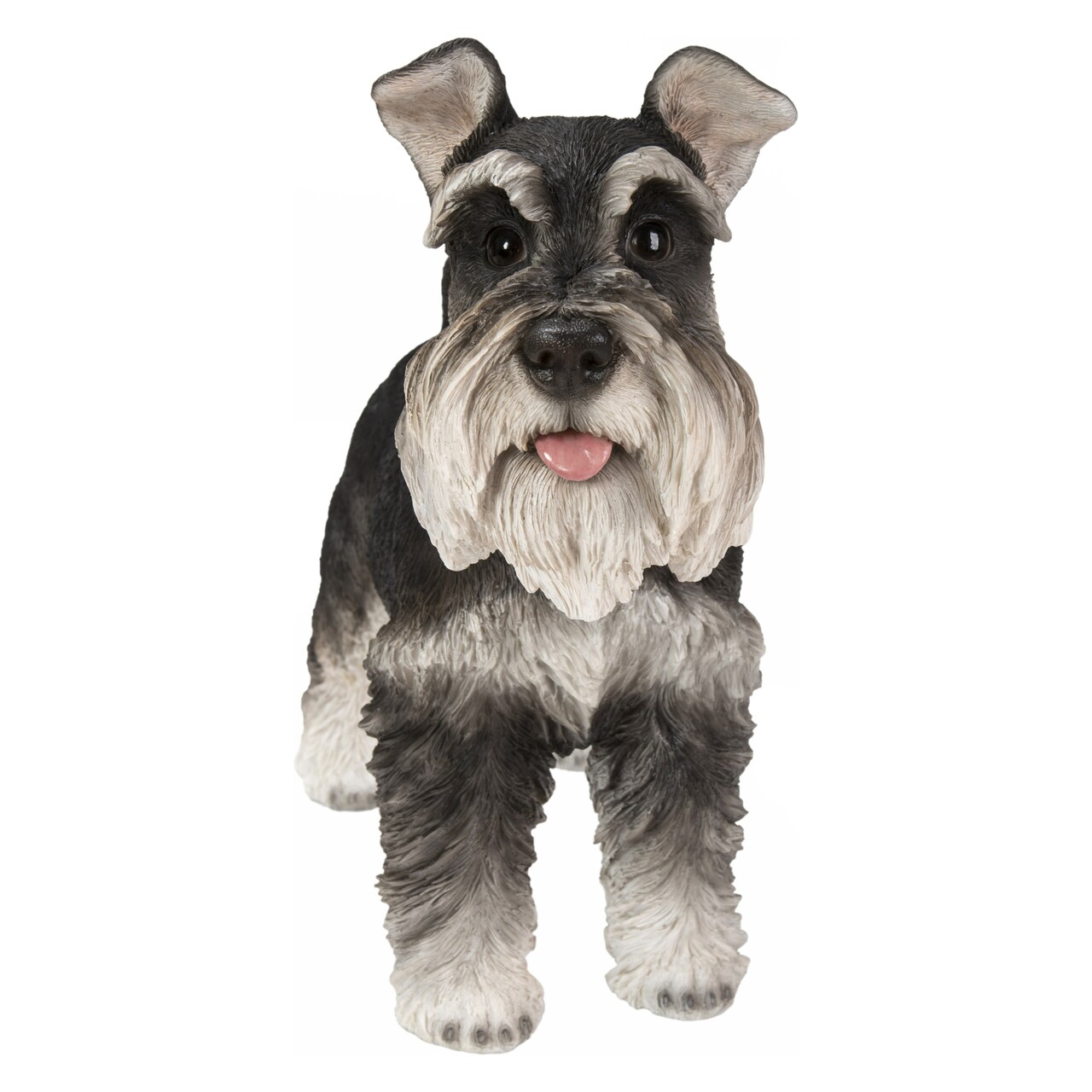 Hi-Line Gifts 18" Standing Miniature Schnauzer Outdoor Garden Statue